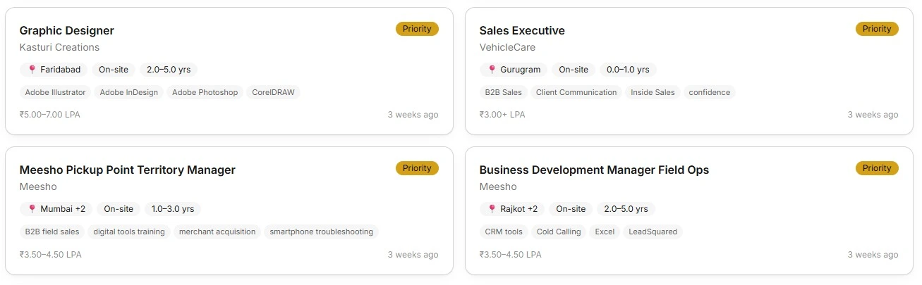 The WorkCMune Jobs Multiverse spanning roles, industries, locations, and experience levels